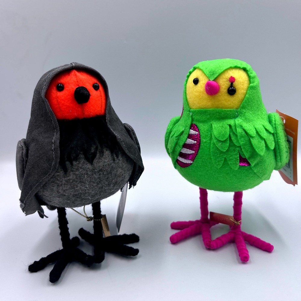 Hyde and Eek Boutique Featherly Friends Halloween Birds Lewis and Moldy Set 2024